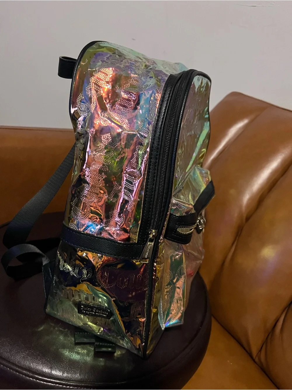 Juicy Couture iridescent backpack